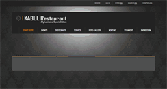 Desktop Screenshot of kabul-restaurant.com